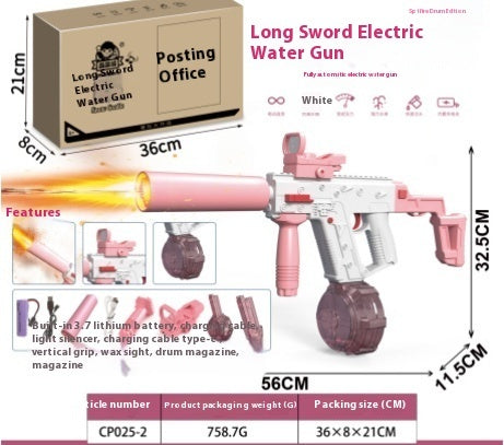 Fire-Breathing M416 Water Gun Large Capacity