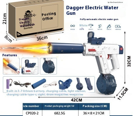 Fire-Breathing M416 Water Gun Large Capacity